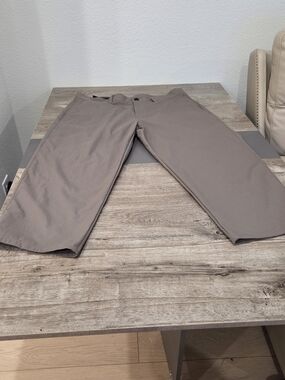 lululemon athletica Womens City Sleek 5PKT Wide Leg Pant Wide Color Nomad NWT